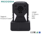 Police Handy Recorder Wireless Body Worn Camera 140 Degree Lens Angle 1296P Fire Resistant