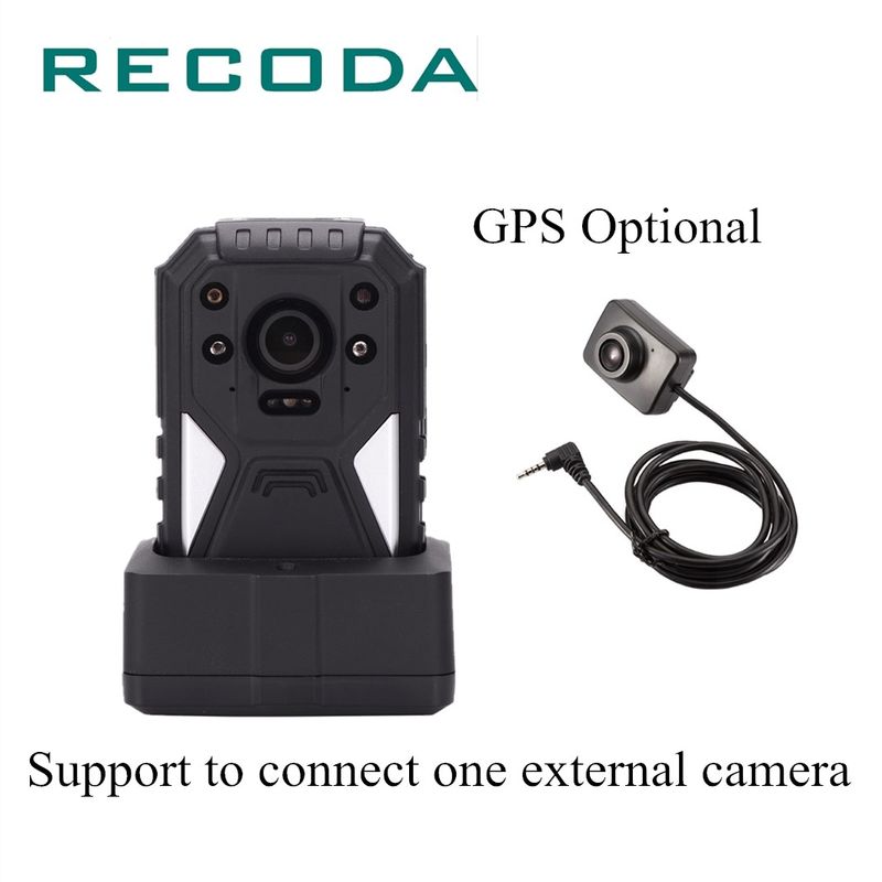 Police Handy Recorder Wireless Body Worn Camera 140 Degree Lens Angle 1296P Fire Resistant