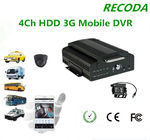 4Ch HDD 3G Mobile DVR For Truck Monitoring , Digital DVR Support Andriod / IOS