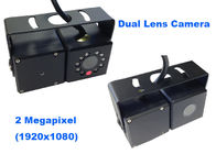 Metal Case Waterproof IP68  Car Reverse Dual Lens Cube 1.3Megapixel Camera