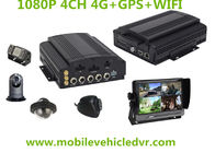 4CH Vehicle HDD Mobile 1080P Car DVR 4g WIFI GPS With G-Sensor Smart Driving Monitor