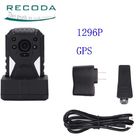 GPS Wearable Video Camera 1296P HD Video 140 Degree Wide Angle Upport 12H Record