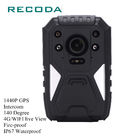 Real Time WIFI 4G Body Camera Video GPS Tracking 1440P HD Fire Proof Wearable