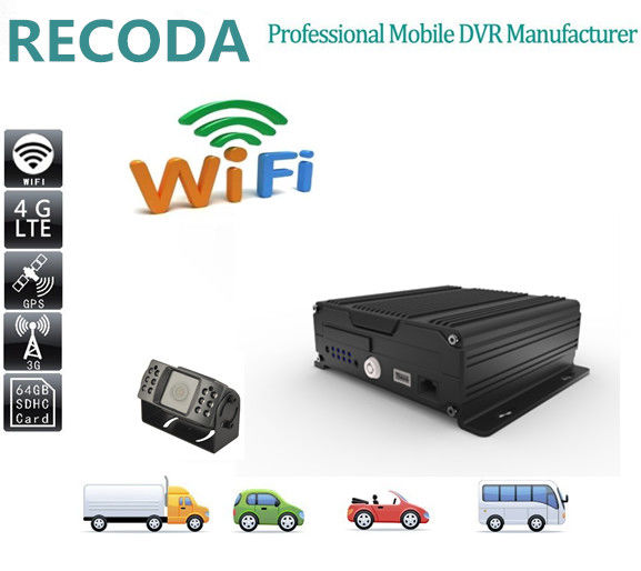 4G realtime WIFI GPS vehicle truck bus car DVR / Mobile DVR with AHD 720P