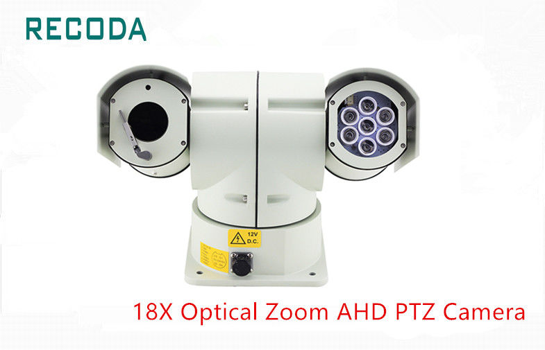 AHD Intelligent Night Vision PTZ Police Car Cameras 960P / 1080P Waterproof