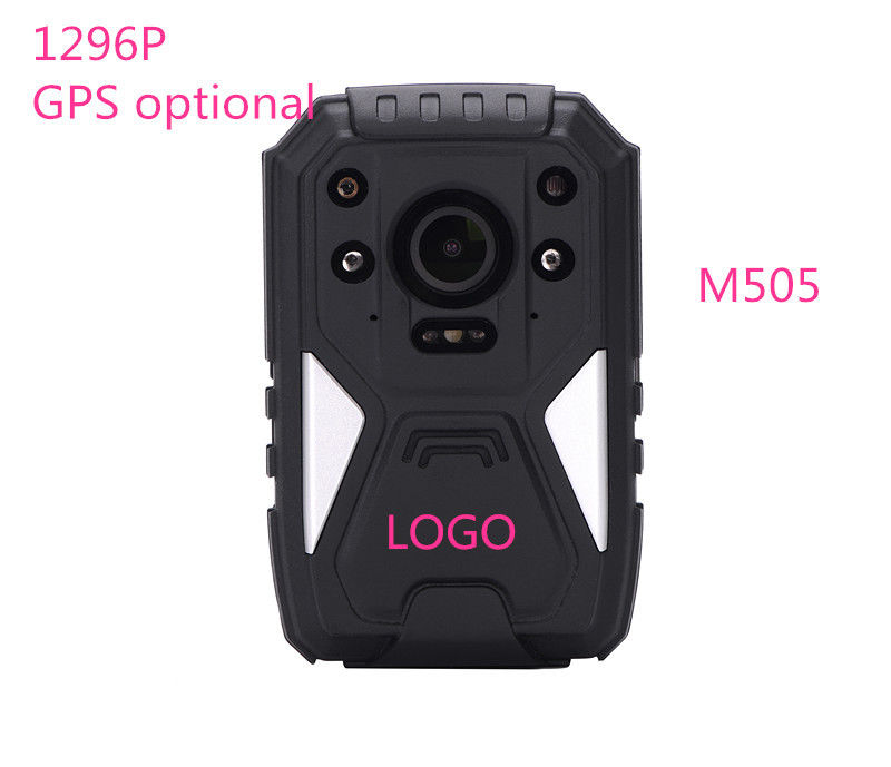 1296P Battery Powered GPS Wearable Video Camera 32GB 64GB 128GB