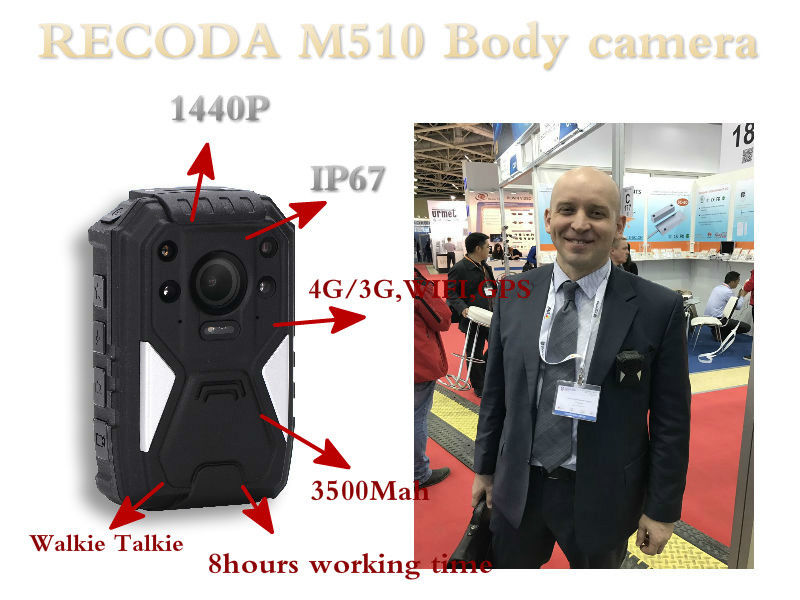 4G GPS Police Body Worn Camera Support LIve checking from PC & Mobile Phone