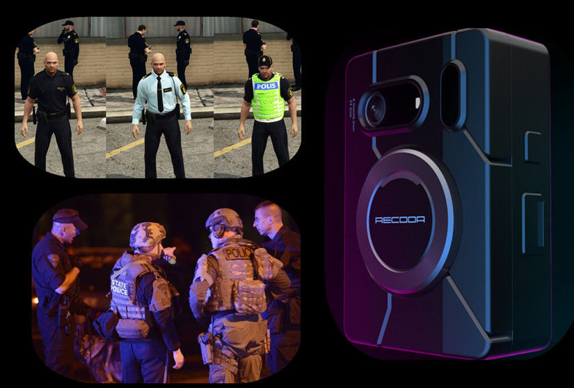 Mini Portable Night Vision Police Body Worn Camera For Law Enforcement