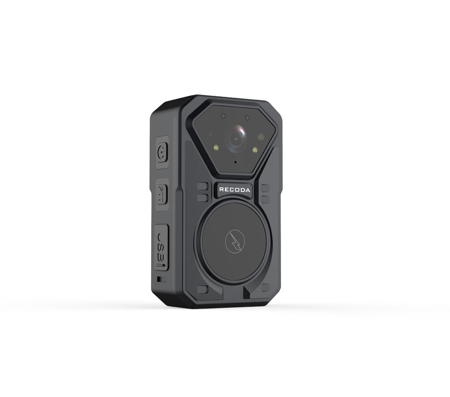 Wifi Gps H265  4G Body Worn Camera Android 9.0 With Face Recognition Wirless Charging